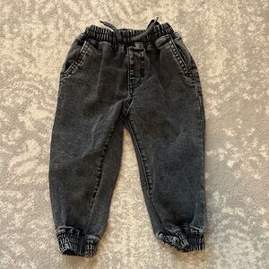 Volcom Kids Charcoal Elastic Waist Jeans